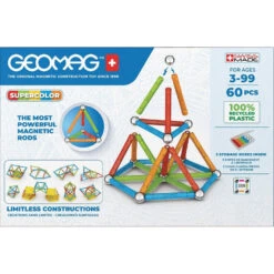 Geomag Super Color Recycled Bouwset - 60 Stukjes 12 Geomag Super Color Recycled Bouwset - 60 Stukjes -Speelgoed Verkoopwinkel 1993409 86352d6c