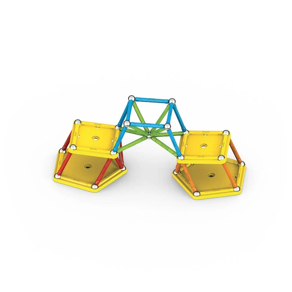 Geomag Super Color Recycled Bouwset - 60 Stukjes 4 Geomag Super Color Recycled Bouwset - 60 Stukjes - Afbeelding 2