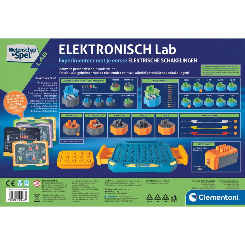 Clementoni Elektriciteit Lab 8 Clementoni Elektriciteit Lab - Afbeelding 6