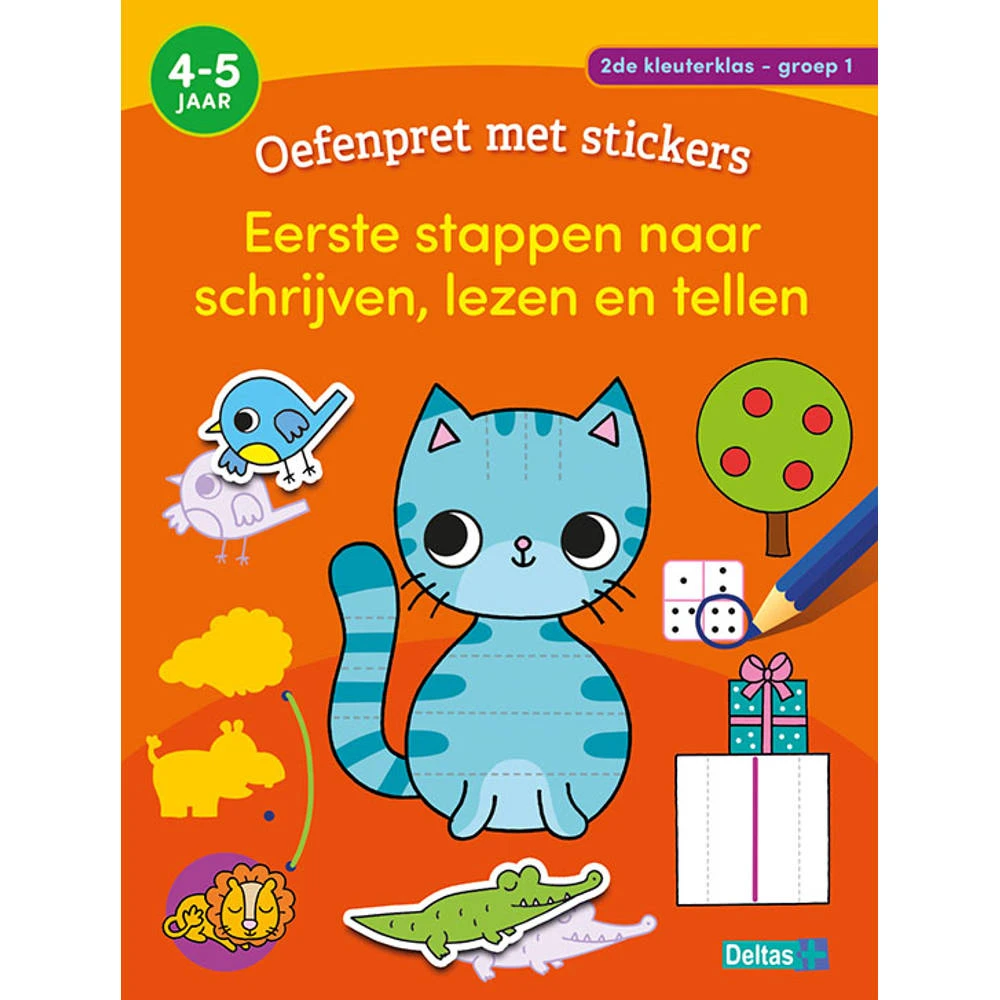 No Brand Oefenpret Met Stickers - Eerste Stappen Naar Schrijven, Lezen En Tellen 3 No Brand Oefenpret Met Stickers - Eerste Stappen Naar Schrijven, Lezen En Tellen