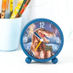 Depesche Dino World Wekker - Blauw -Speelgoed Verkoopwinkel 1994220 50894450