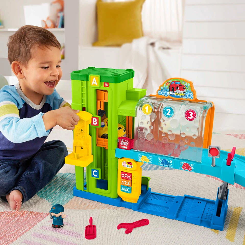 Fisher Price Fisher-Price Little People Leer Garage 5 Fisher Price Fisher-Price Little People Leer Garage - Afbeelding 3