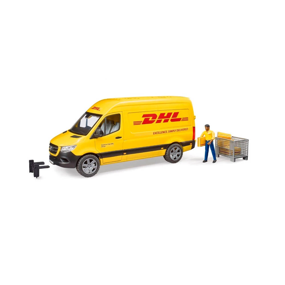 Bruder Mercedes Sprinter DHL Bezorgbusje 3 Bruder Mercedes Sprinter DHL Bezorgbusje