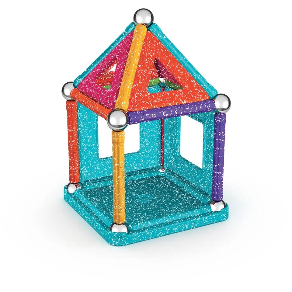 Geomag Glitter Gerecycled Set 35-delig 4 Geomag Glitter Gerecycled Set 35-delig - Afbeelding 2