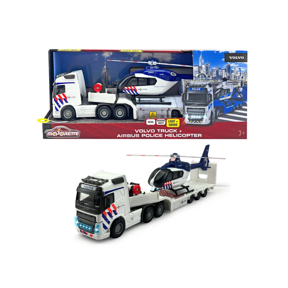 No Brand Majorette Volvo FH-16 Truck En Airbus H135 Helikopter 3 No Brand Majorette Volvo FH-16 Truck En Airbus H135 Helikopter