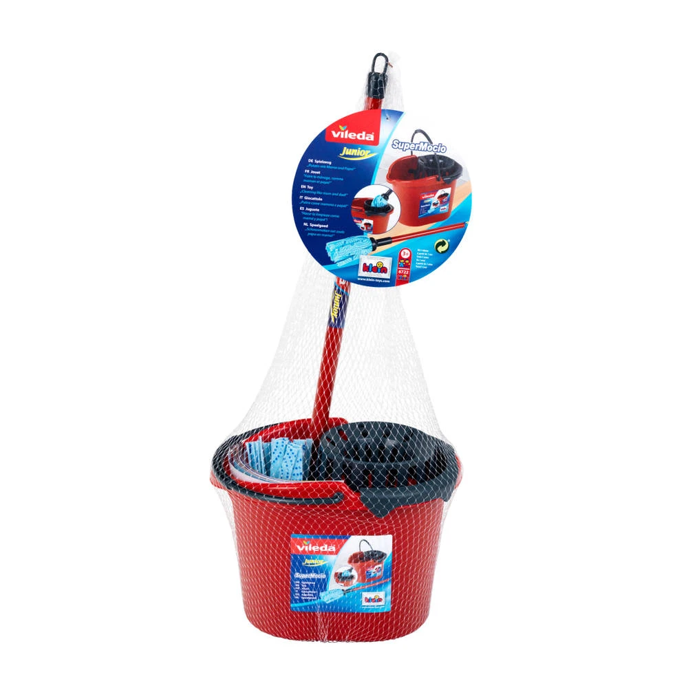 Theo Klein Vileda Dweilset Met Emmer 6 Theo Klein Vileda Dweilset Met Emmer - Afbeelding 4