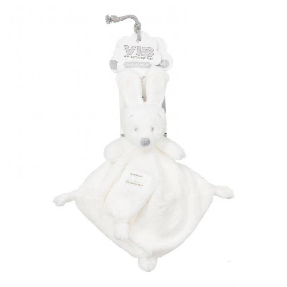 No Brand VIB Knuffeldoekje Met Konijnenhoofd - Wit 4 No Brand VIB Knuffeldoekje Met Konijnenhoofd - Wit - Afbeelding 2