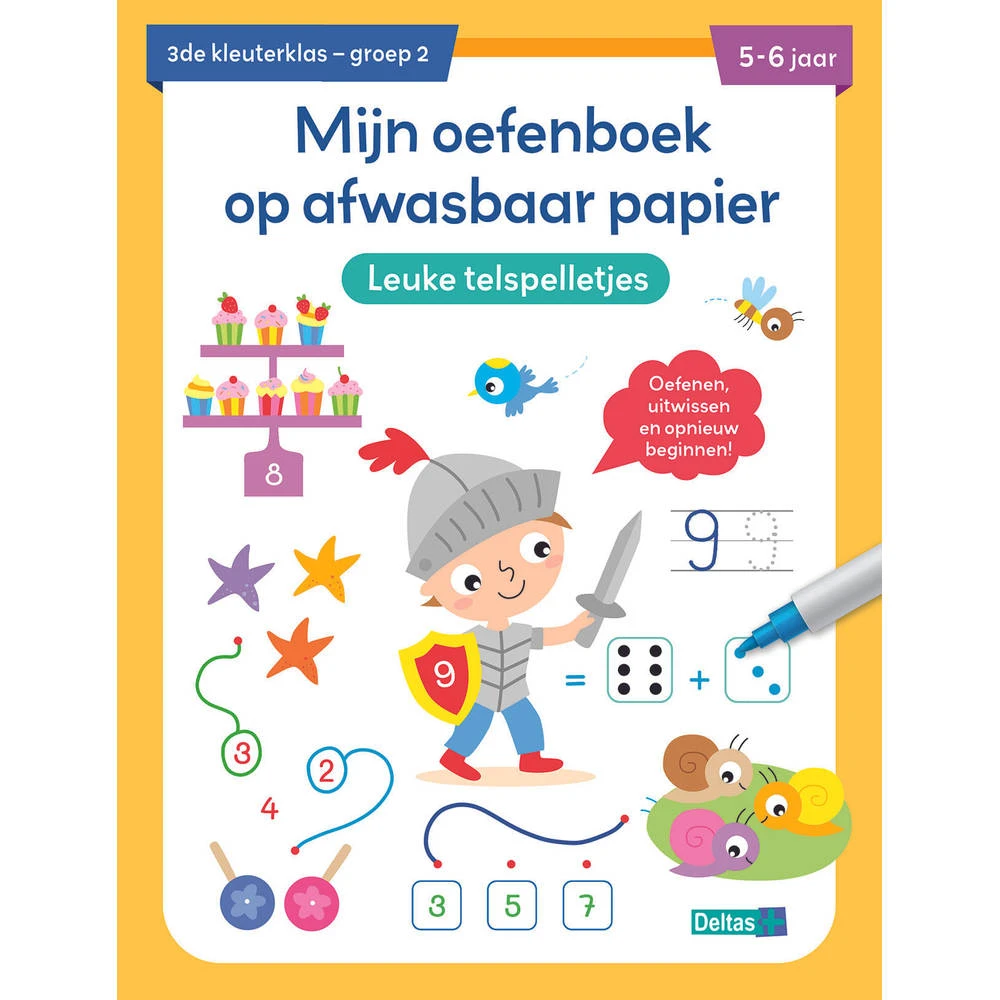 No Brand Mijn Oefenboek Op Afwasbaar Papier Leuke Telspelletjes - 5 Tot 6 Jaar 3 No Brand Mijn Oefenboek Op Afwasbaar Papier Leuke Telspelletjes - 5 Tot 6 Jaar
