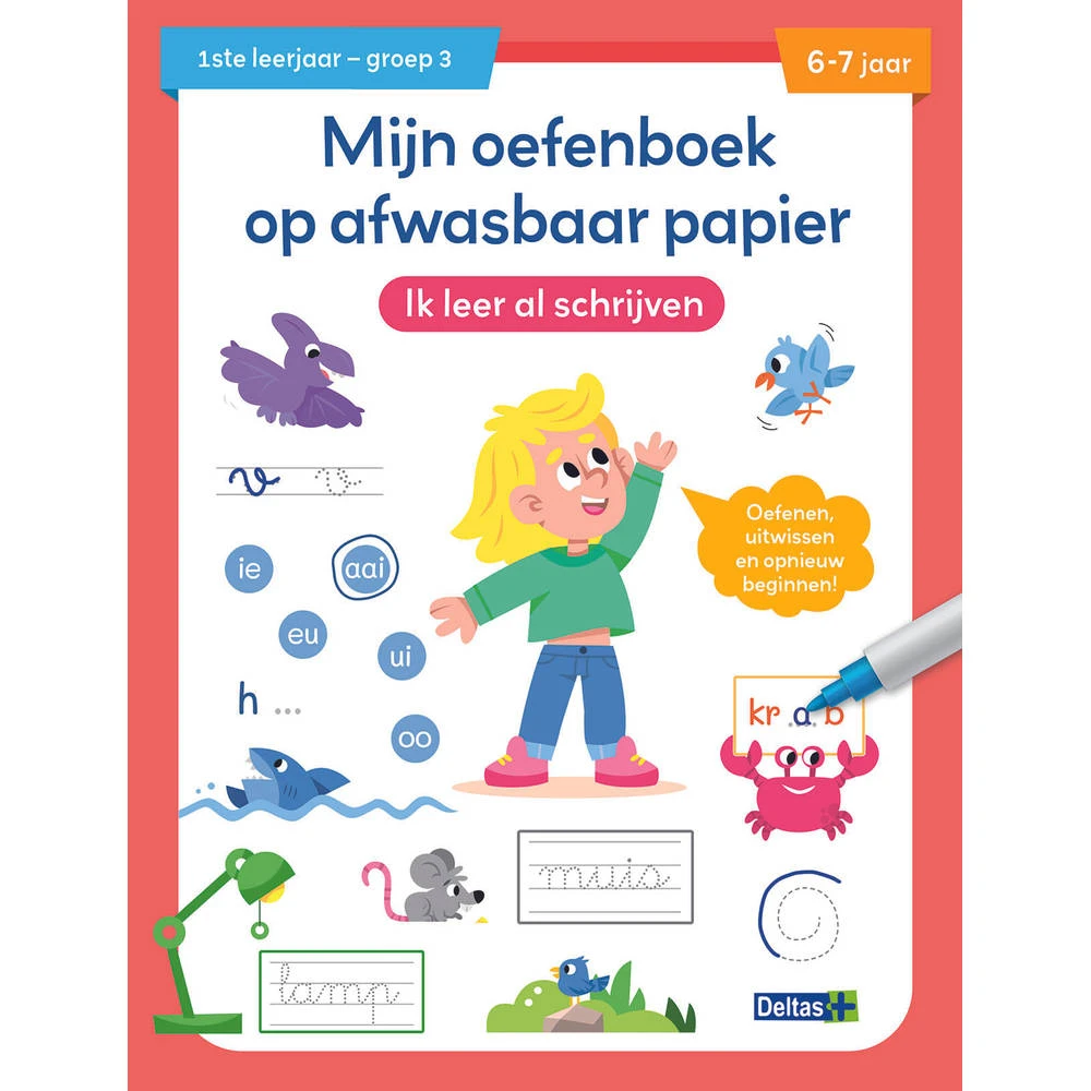 No Brand Mijn Oefenboek Op Afwasbaar Papier Ik Leer Al Schrijven - 6 Tot 7 Jaar 3 No Brand Mijn Oefenboek Op Afwasbaar Papier Ik Leer Al Schrijven - 6 Tot 7 Jaar