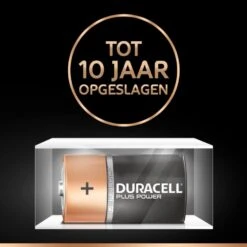 Duracell Plus Power D Alkaline Batterijen - 2 Stuks -Speelgoed Verkoopwinkel EB 1018634D
